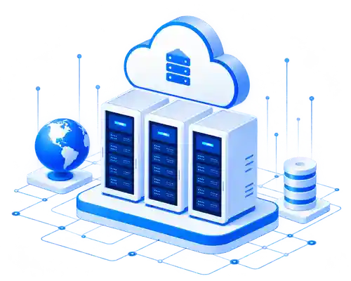 杰克逊维尔容器整柜租赁与云计算基础设施示意图